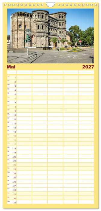 Kurfürstliche Residenzstadt Trier (CALVENDO Familienplaner 2027)