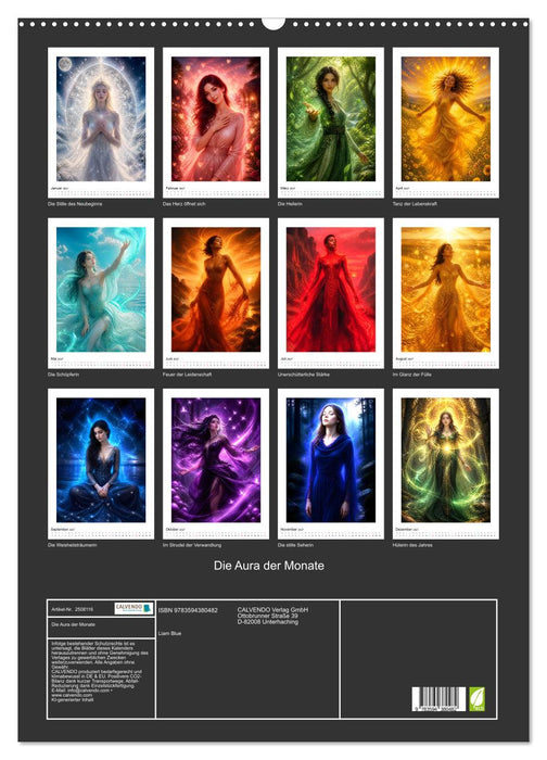 Die Aura der Monate (CALVENDO Wandkalender 2027)