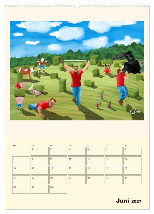 Bauernhofleben zwischen Mist und Herzlichkeit (CALVENDO Wandkalender 2027)