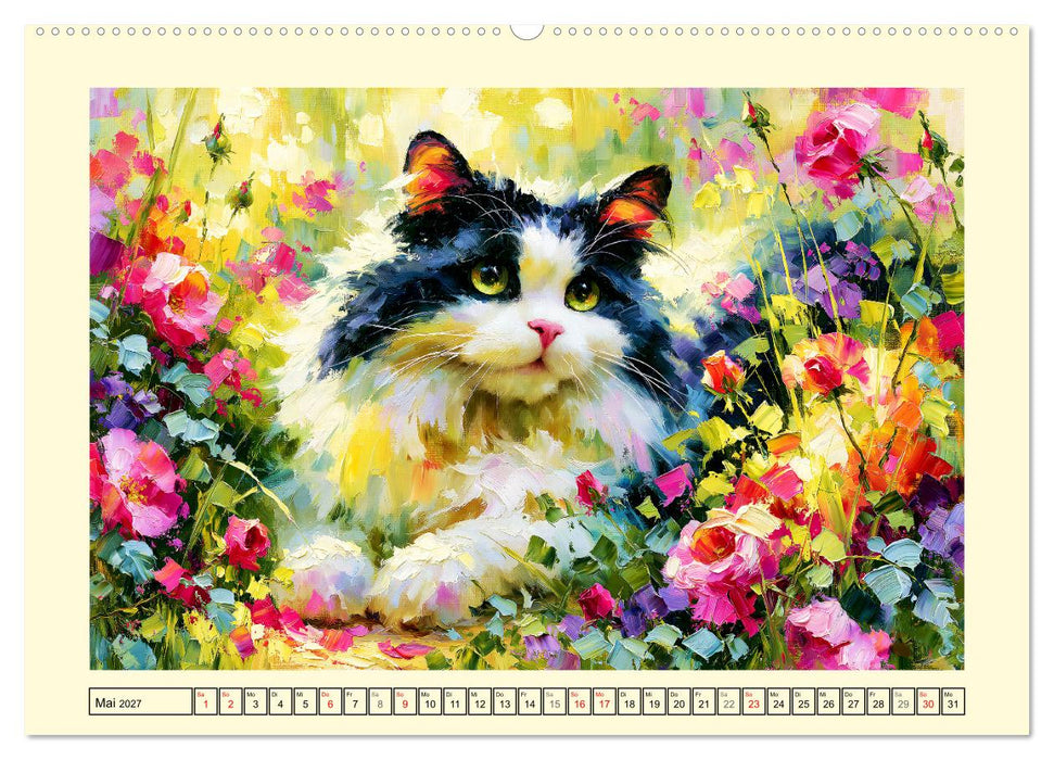 Cozy Cat Moments. Kuschelzeit und leises Schnurren (CALVENDO Premium Wandkalender 2027)