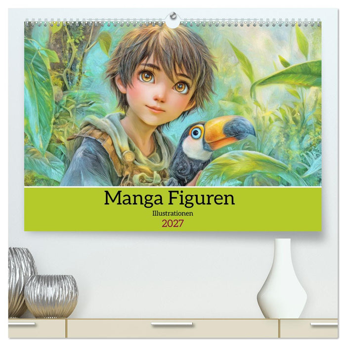 Manga Figuren - Illustrationen (CALVENDO Premium Wandkalender 2027)