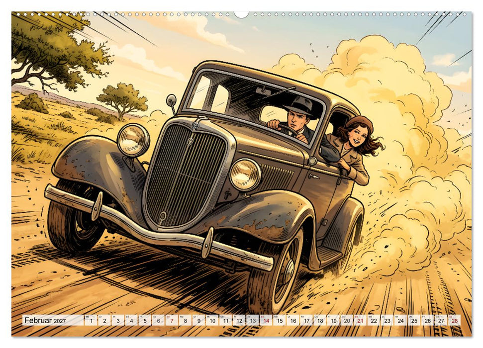 Die Legende von Bonnie & Clyde (CALVENDO Premium Wandkalender 2027)