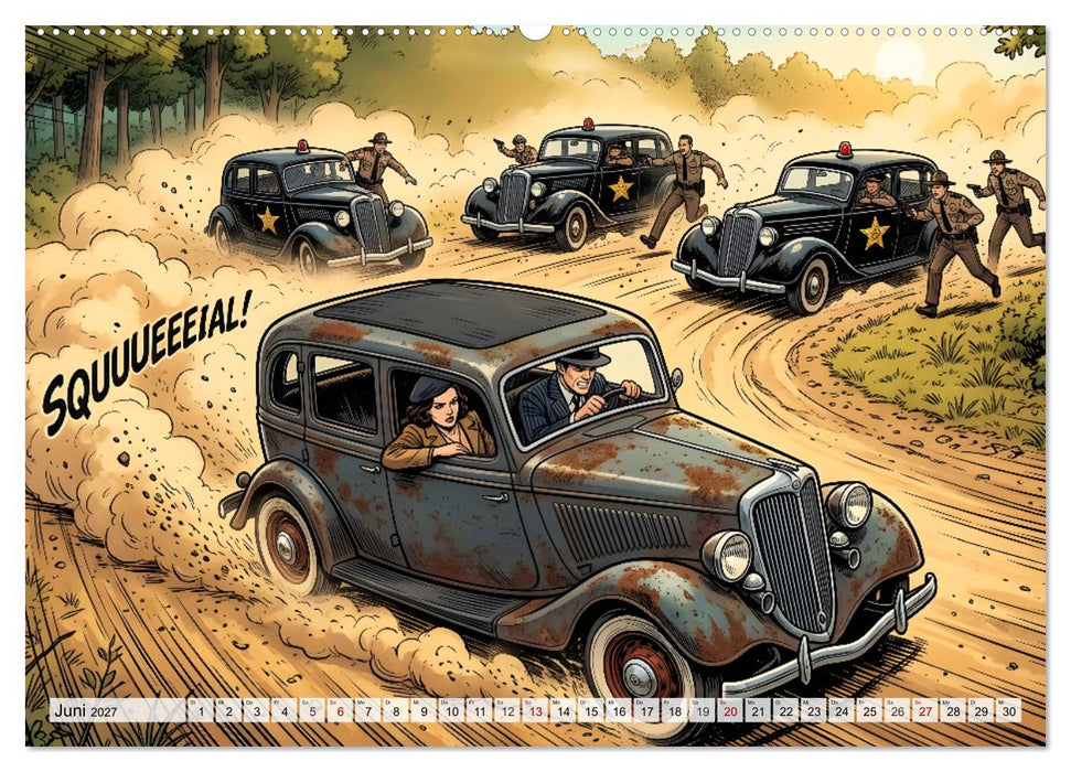 Die Legende von Bonnie & Clyde (CALVENDO Premium Wandkalender 2027)