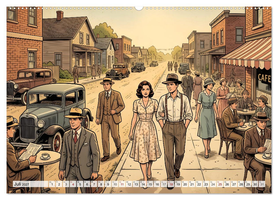 Die Legende von Bonnie & Clyde (CALVENDO Premium Wandkalender 2027)