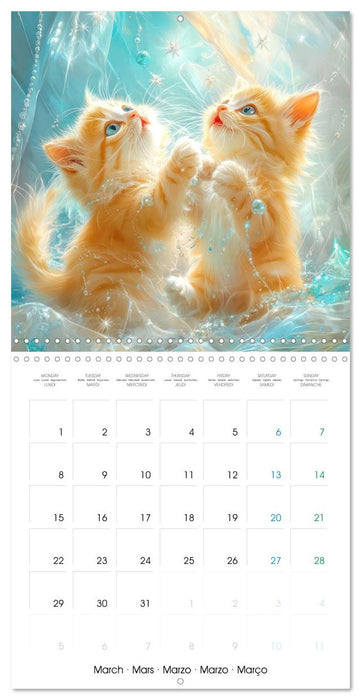 Dreamy Graceful Cats - Fantasy Style (CALVENDO Monthly Calendar 2027)