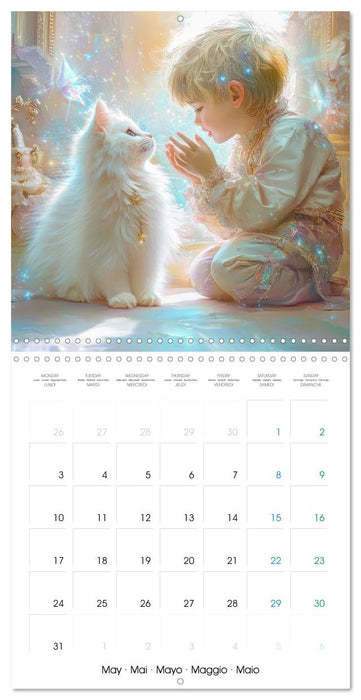 Dreamy Graceful Cats - Fantasy Style (CALVENDO Monthly Calendar 2027)