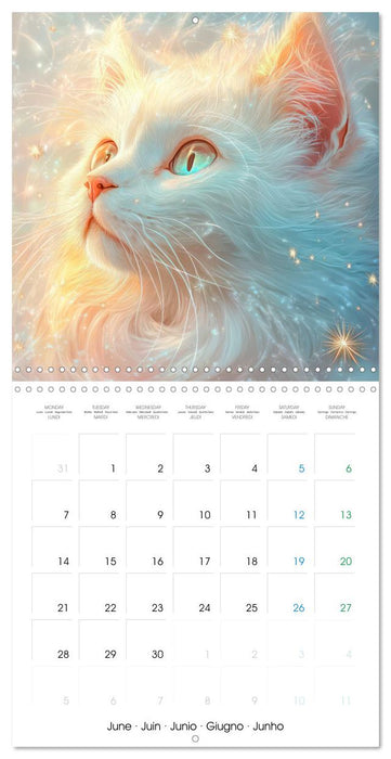 Dreamy Graceful Cats - Fantasy Style (CALVENDO Monthly Calendar 2027)