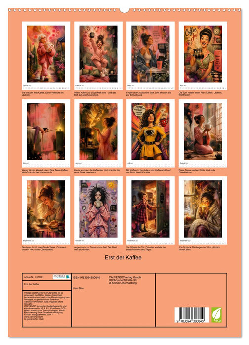 Erst der Kaffee (CALVENDO Premium Wandkalender 2027)