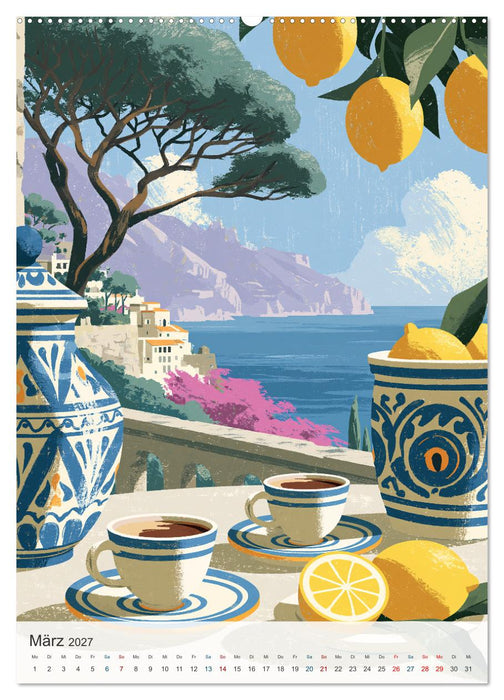 Mediterrane Küstenträume (CALVENDO Premium Wandkalender 2027)