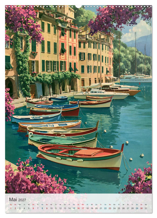 Mediterrane Küstenträume (CALVENDO Premium Wandkalender 2027)