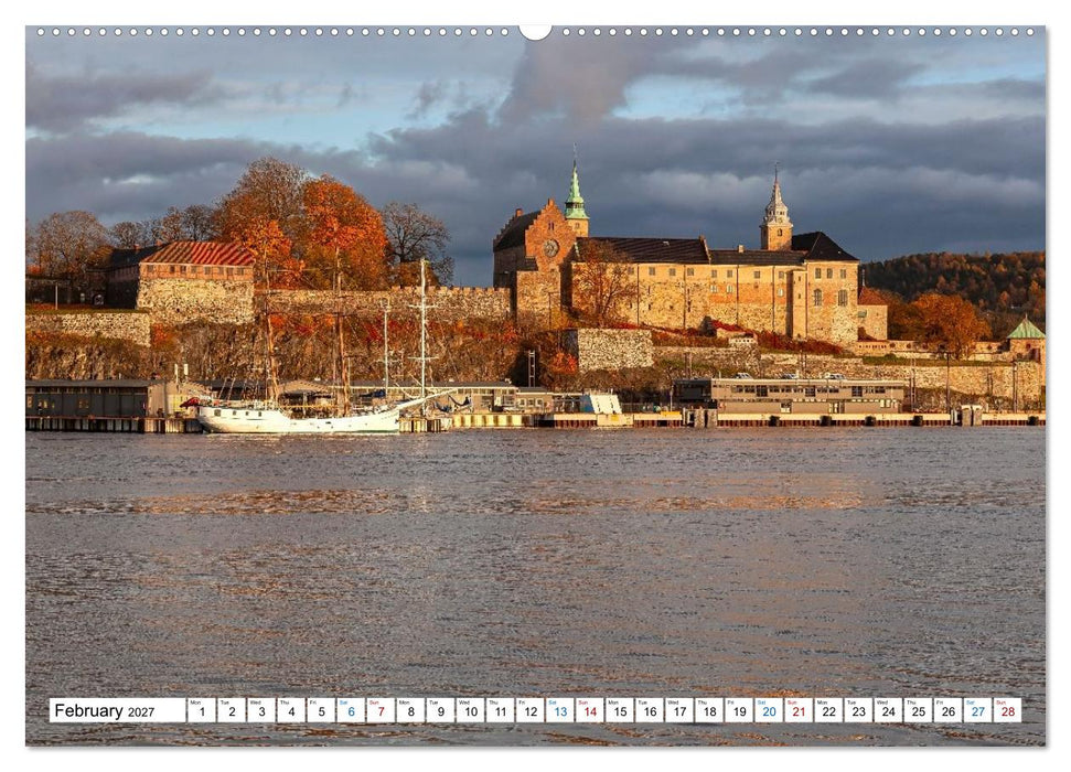 Oslo and the Oslofjord (CALVENDO Monthly Calendar 2027)
