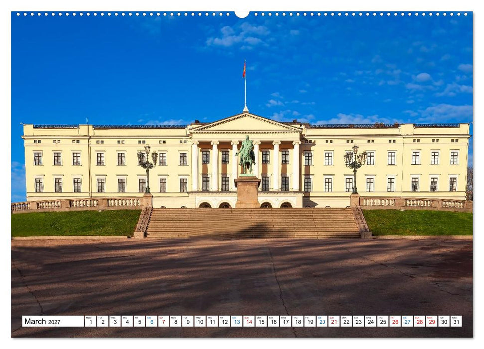 Oslo and the Oslofjord (CALVENDO Monthly Calendar 2027)