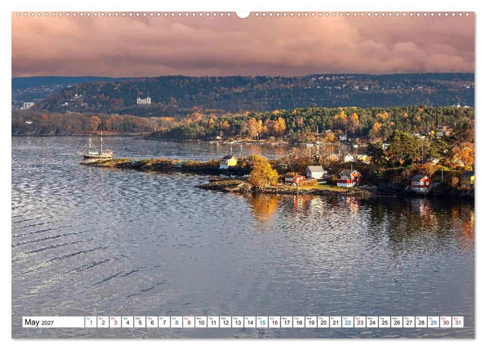 Oslo and the Oslofjord (CALVENDO Monthly Calendar 2027)