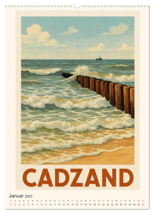Charmante Holland-Ansichten (CALVENDO Premium Wandkalender 2027)