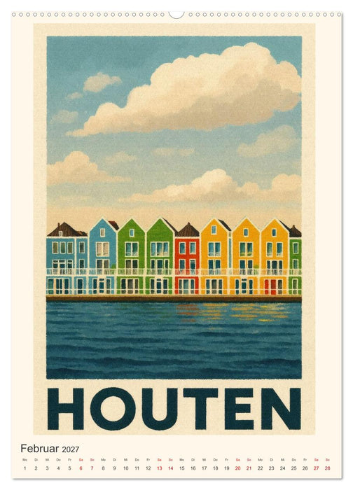 Charmante Holland-Ansichten (CALVENDO Premium Wandkalender 2027)