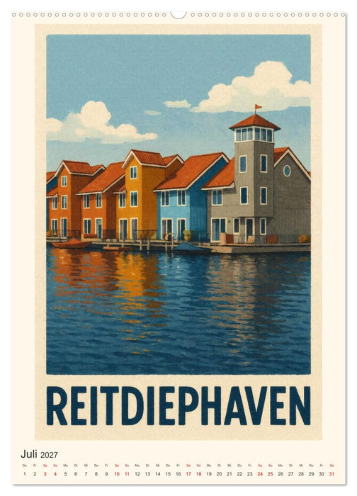 Charmante Holland-Ansichten (CALVENDO Premium Wandkalender 2027)