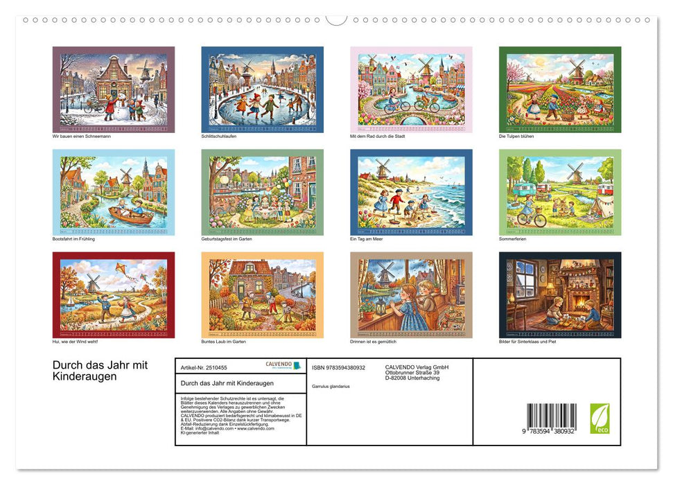Durch das Jahr mit Kinderaugen (CALVENDO Premium Wandkalender 2027)