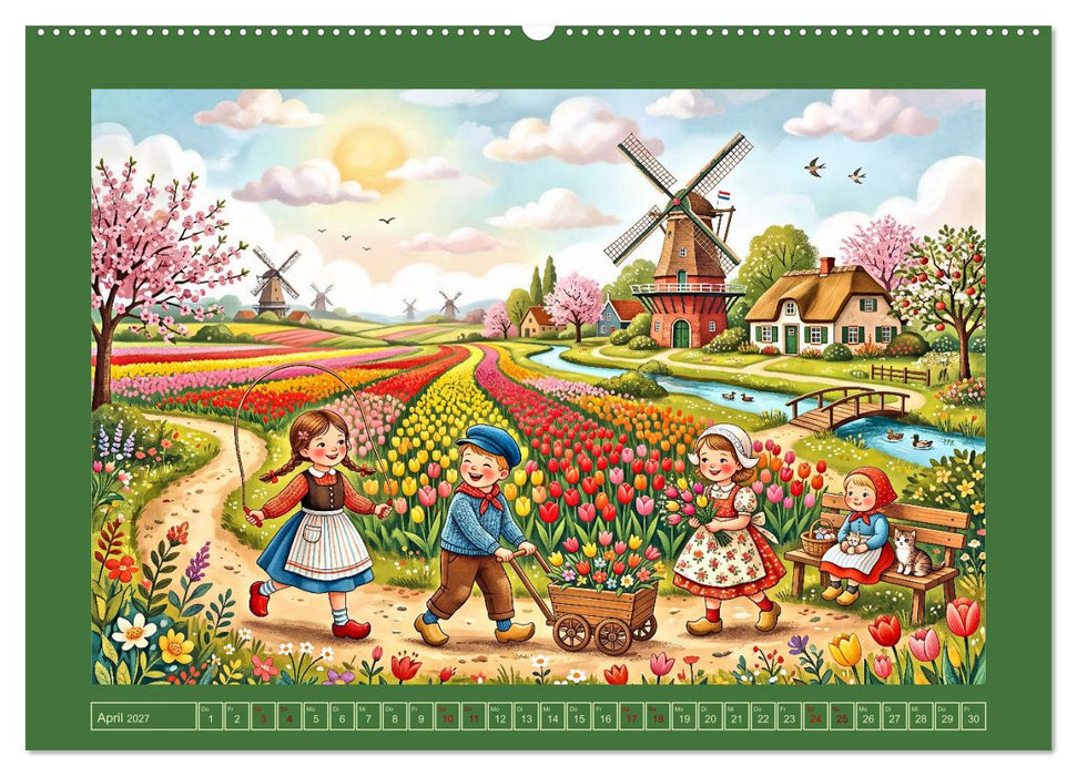 Durch das Jahr mit Kinderaugen (CALVENDO Premium Wandkalender 2027)