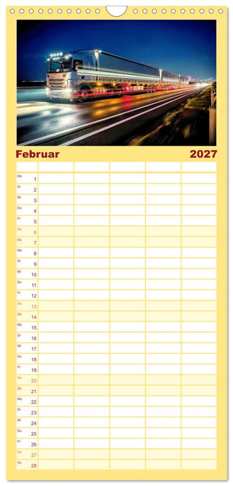 Road Train - LKW (CALVENDO Familienplaner 2027)
