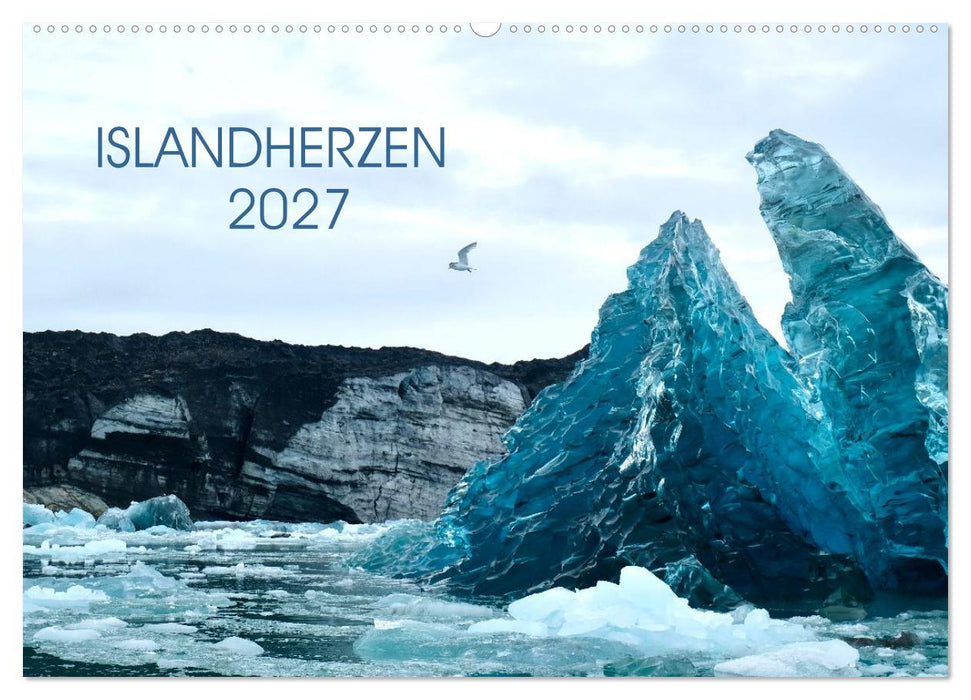 Islandherzen (CALVENDO Wandkalender 2027)