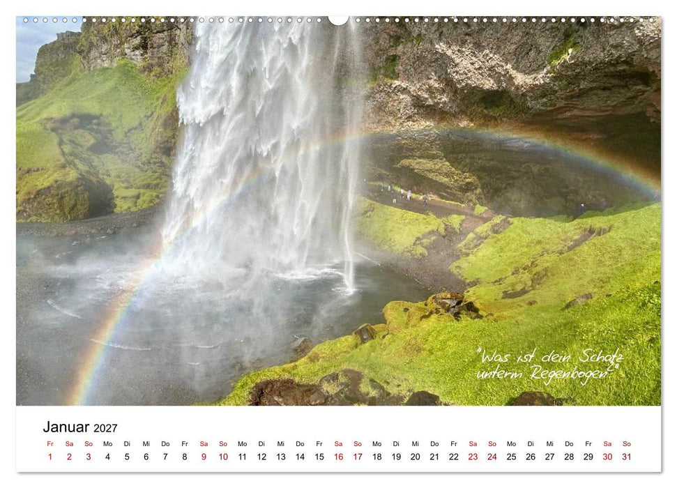 Islandherzen (CALVENDO Wandkalender 2027)