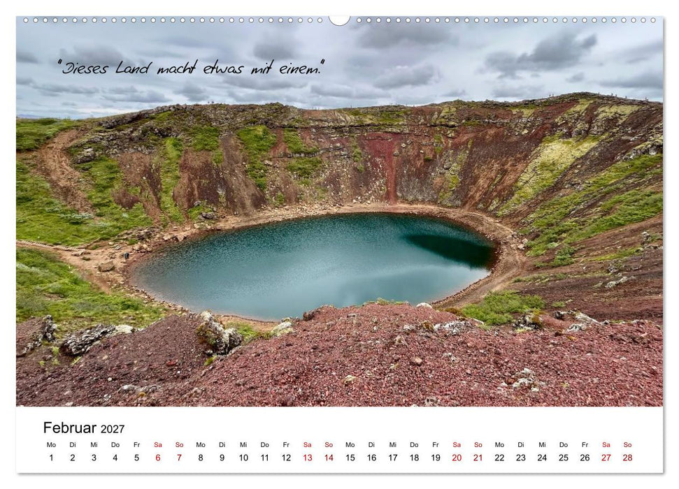 Islandherzen (CALVENDO Wandkalender 2027)