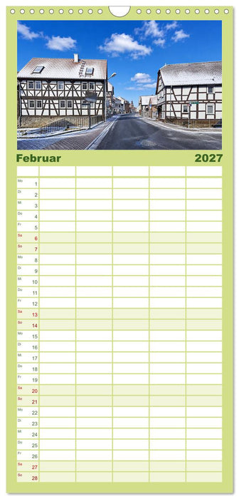 Erlensee und Wasserbüffel (CALVENDO Familienplaner 2027)