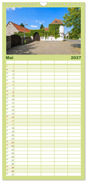 Erlensee und Wasserbüffel (CALVENDO Familienplaner 2027)