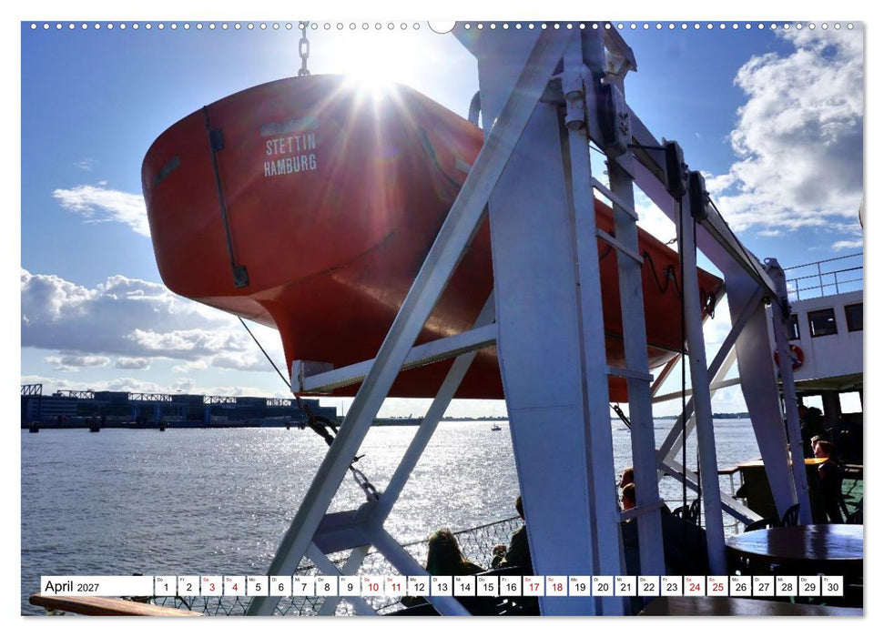 Unter Dampf auf der Elbe - Dampf-Eisbrecher Stettin (CALVENDO Wandkalender 2027)