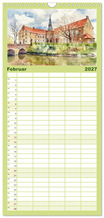 Sightseeing im Kreis Coesfeld (CALVENDO Familienplaner 2027)