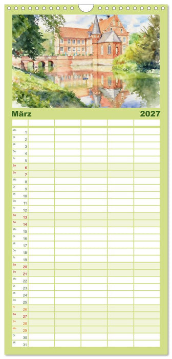 Sightseeing im Kreis Coesfeld (CALVENDO Familienplaner 2027)