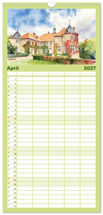 Sightseeing im Kreis Coesfeld (CALVENDO Familienplaner 2027)
