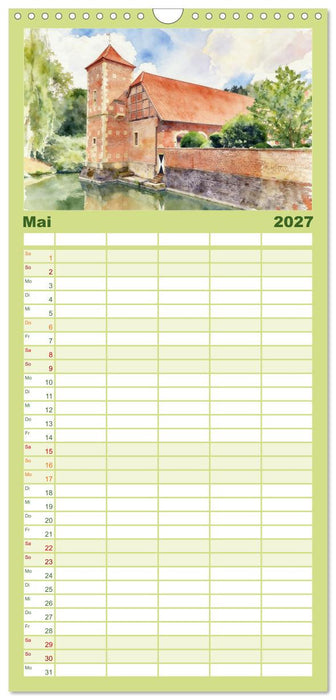Sightseeing im Kreis Coesfeld (CALVENDO Familienplaner 2027)