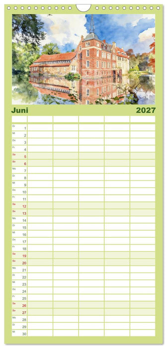 Sightseeing im Kreis Coesfeld (CALVENDO Familienplaner 2027)