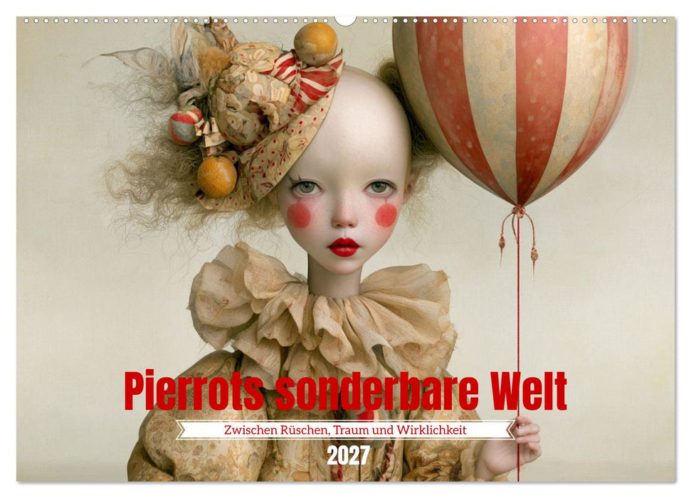 Pierrots sonderbare Welt (CALVENDO Wandkalender 2027)