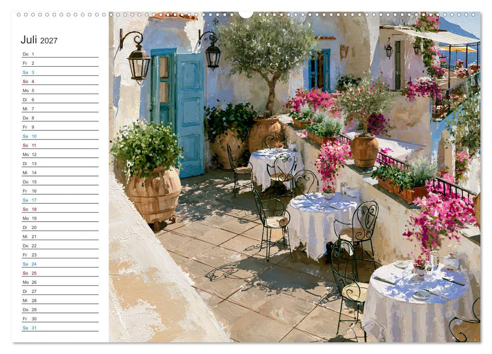 Mediterrane Sehnsucht (CALVENDO Premium Wandkalender 2027)