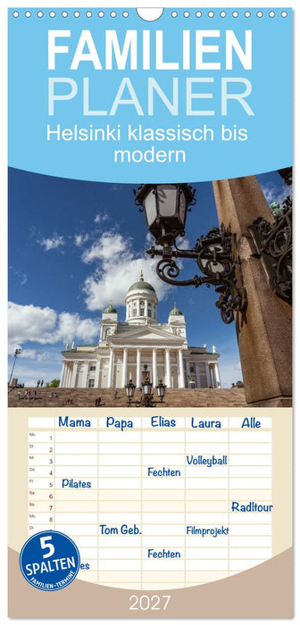 Helsinki klassisch bis modern (CALVENDO Familienplaner 2027)