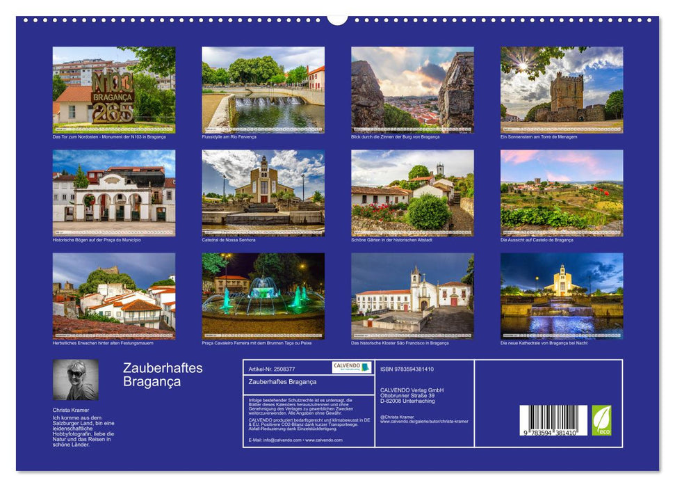 Zauberhaftes Bragança (CALVENDO Premium Wandkalender 2027)