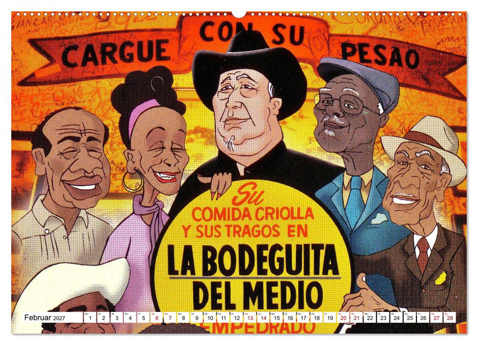 La Bodeguita del Medio - Hemingways Stammkneipe in Havanna (CALVENDO Premium Wandkalender 2027)