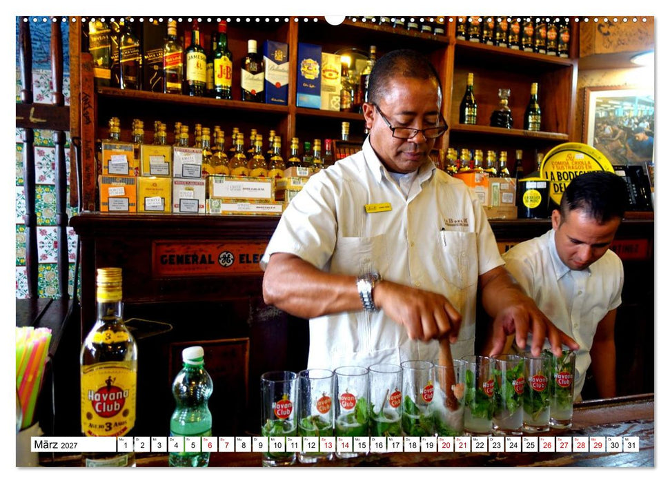 La Bodeguita del Medio - Hemingways Stammkneipe in Havanna (CALVENDO Premium Wandkalender 2027)