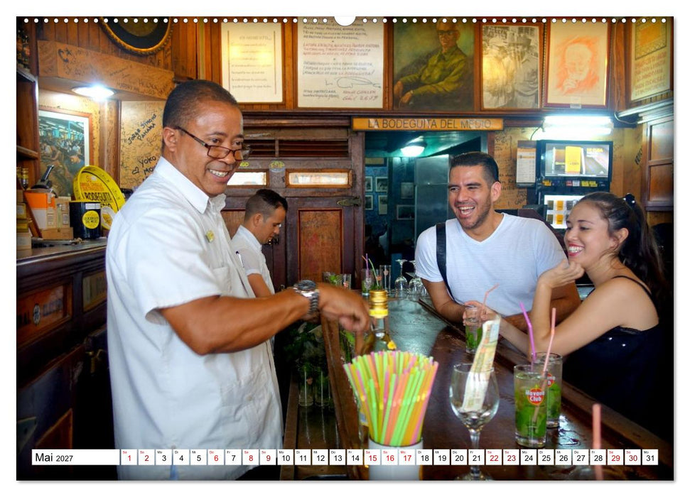 La Bodeguita del Medio - Hemingways Stammkneipe in Havanna (CALVENDO Premium Wandkalender 2027)