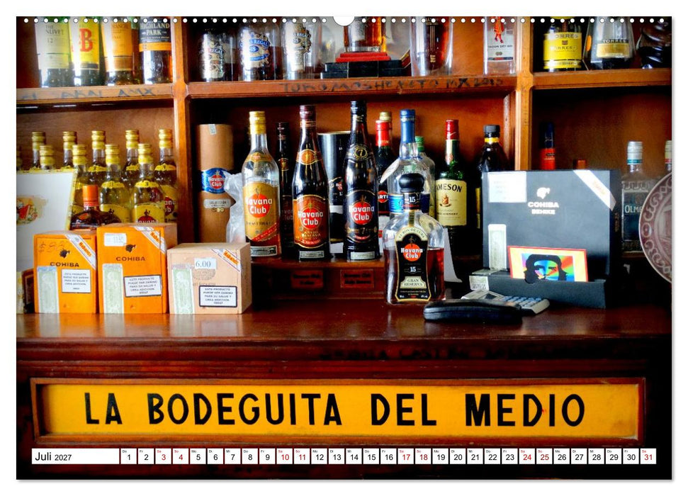 La Bodeguita del Medio - Hemingways Stammkneipe in Havanna (CALVENDO Premium Wandkalender 2027)