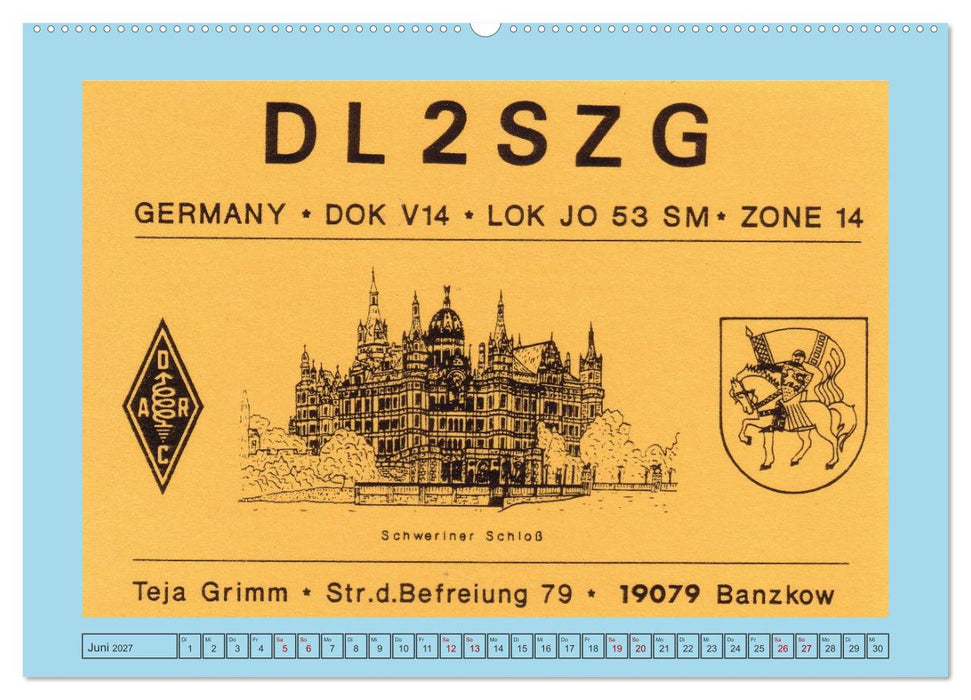 POWER FRAUEN - Amateurfunkerinnen und ihre QSL-Karten (CALVENDO Wandkalender 2027)
