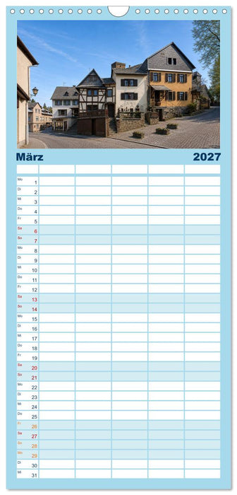 Runkel - Idylle an der Lahn (CALVENDO Familienplaner 2027)