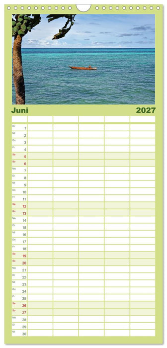 Erlebe mit mir das paradiesische Sansibar (CALVENDO Familienplaner 2027)
