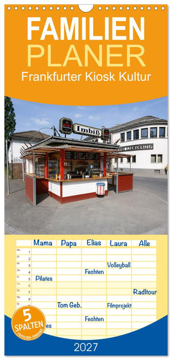 Frankfurter Kiosk Kultur (CALVENDO Familienplaner 2027)