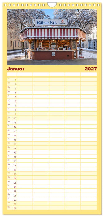 Frankfurter Kiosk Kultur (CALVENDO Familienplaner 2027)