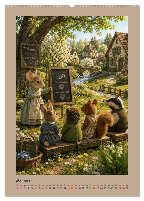 Das kleine Walddorf (CALVENDO Premium Wandkalender 2027)