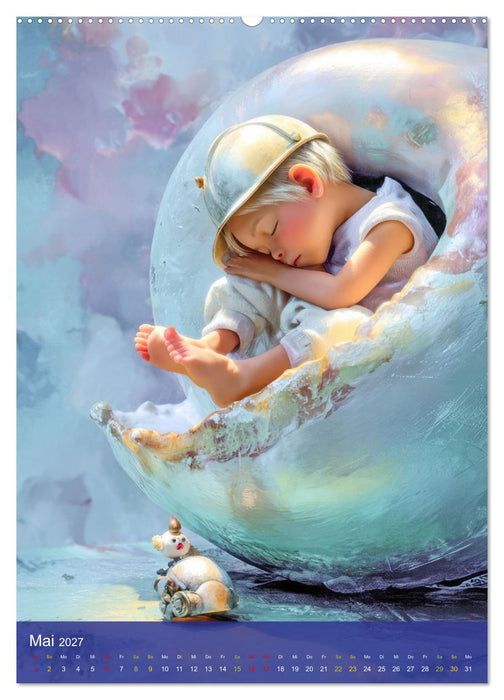 Wenn die Nacht hereinbricht - Ein märchenhafter Kinderkalender (CALVENDO Premium Wandkalender 2027)