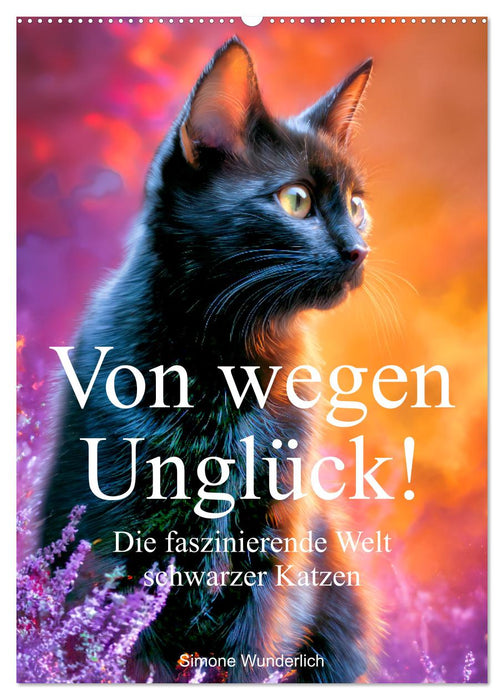 Von wegen Unglück! - Die faszinierende Welt schwarzer Katzen (CALVENDO Wandkalender 2027)